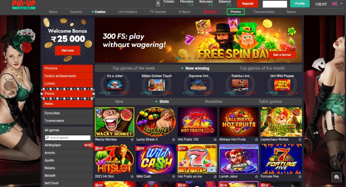 casino pin up online